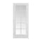Trimlite 24"x80"x13/8" Primed 10Lite Clear Tempered Glass Interior French 71/4" RH Prehung 2068pri1310CLETRH15714 - alternate 1